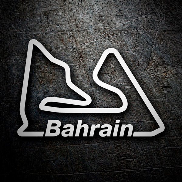 Aufkleber: Schaltkreis von Bahrain 0