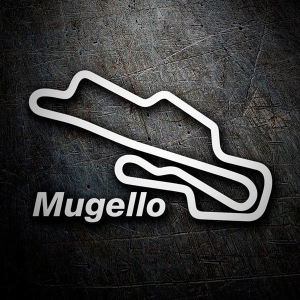 Aufkleber: Schaltkreis von Mugello