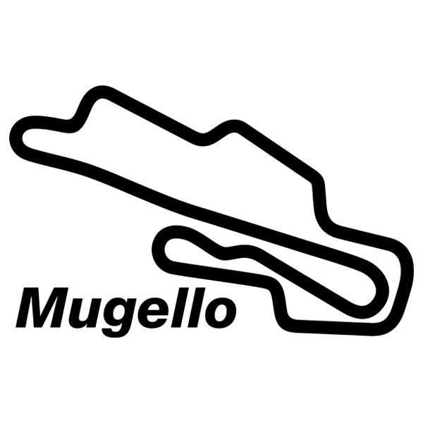 Aufkleber: Schaltkreis von Mugello