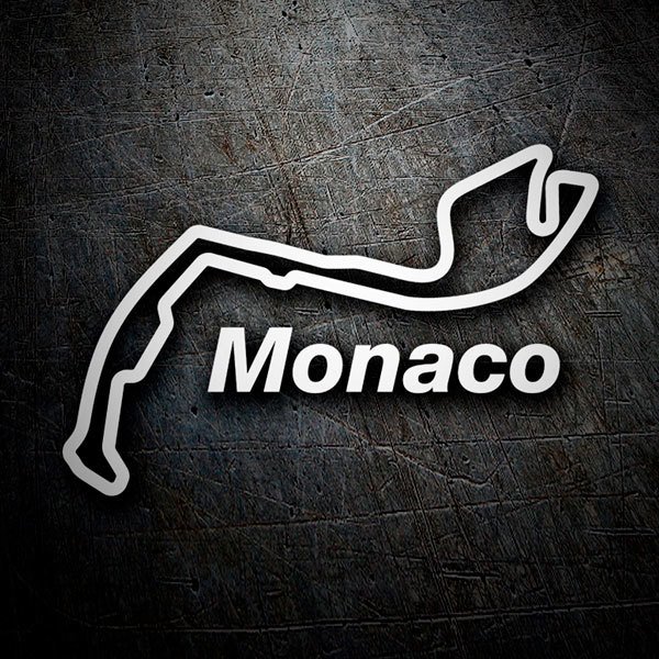 Aufkleber: Schaltkreis von Monaco