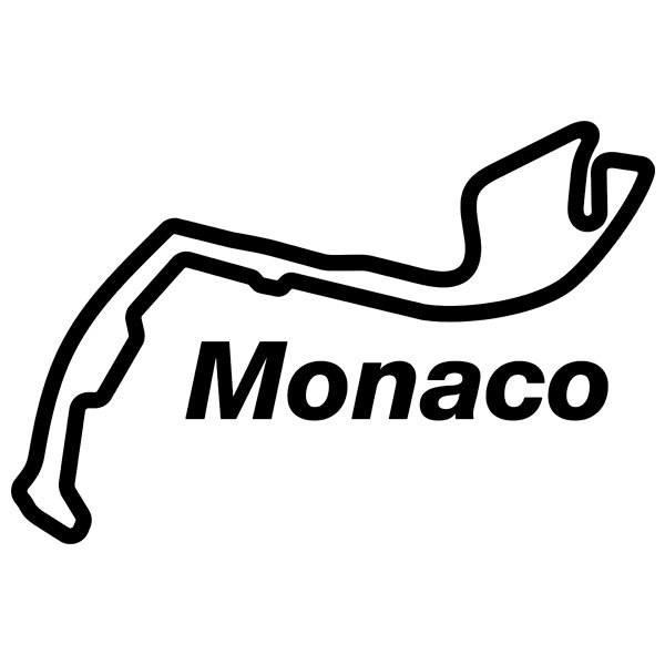 Aufkleber: Schaltkreis von Monaco