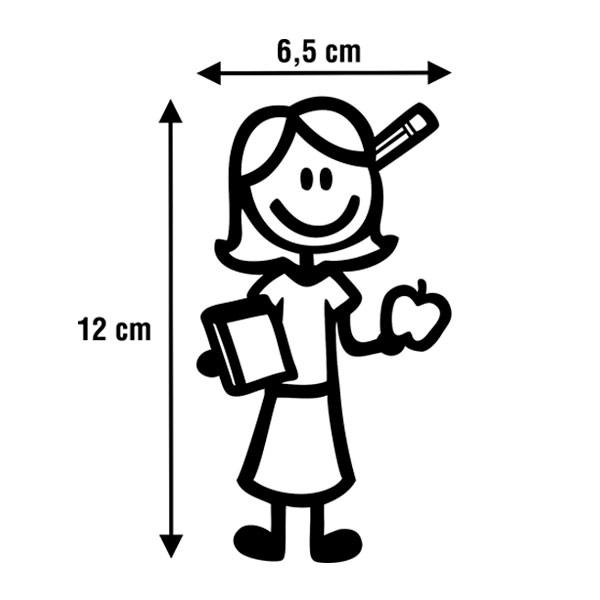 Aufkleber: Mutter-Lehrerin