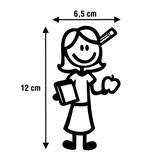 Aufkleber: Mutter-Lehrerin 2