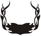 Aufkleber: Hood Flames