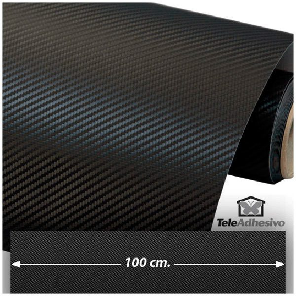Aufkleber: Carbon Folie 100cm