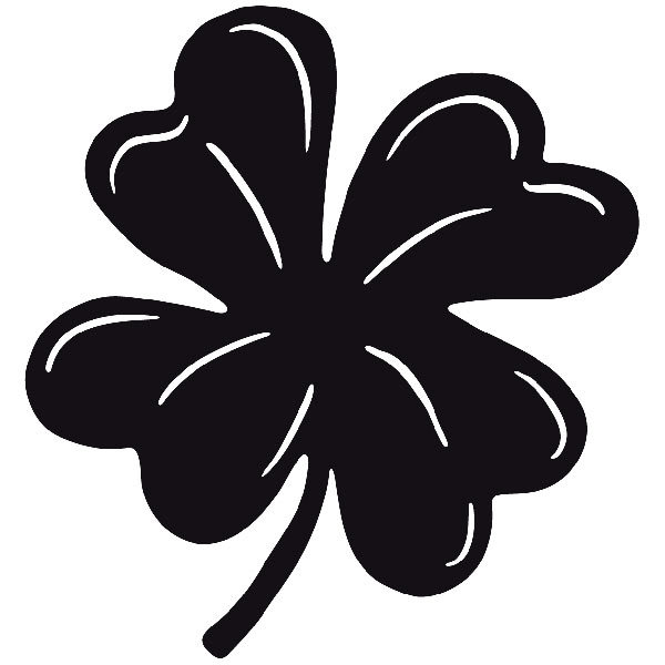 Wandtattoos: Blumen Lucky Clover