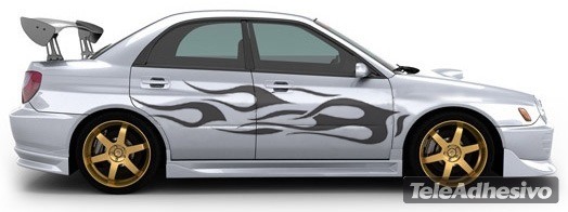 Aufkleber: Flaming Kit 2