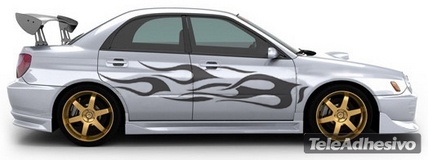 Aufkleber: Flaming Kit 2 2