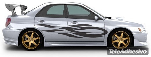 Aufkleber: Kit Flaming 9