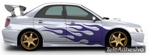 Aufkleber: Flaming Kit 10