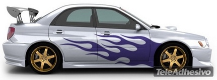 Aufkleber: Flaming Kit 10 2