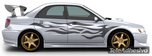 Aufkleber: Flaming Kit 13