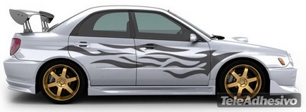 Aufkleber: Flaming Kit 13 2