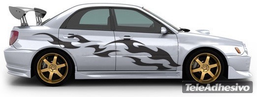 Aufkleber: Kit Flaming 17