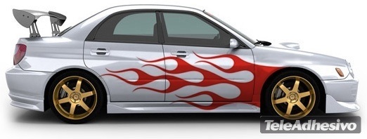 Aufkleber: Kit Flaming 18