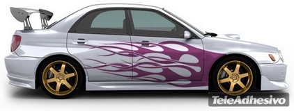 Aufkleber: Kit Flaming 25 2