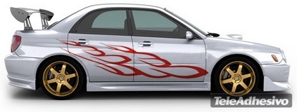 Aufkleber: Kit Flaming 27 2