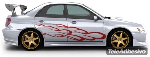 Aufkleber: Kit Flaming 28