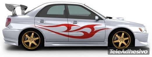 Aufkleber: Kit Flaming 33