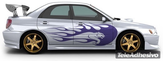 Aufkleber: Kit Flaming 36