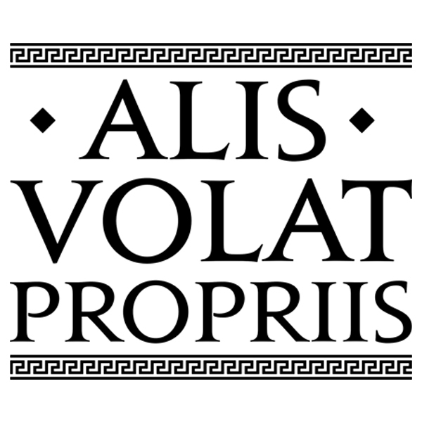 Wandtattoos: Alis Volat Propriis
