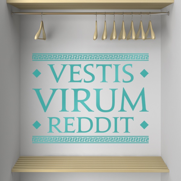 Wandtattoos: Vestis Virum Reddit