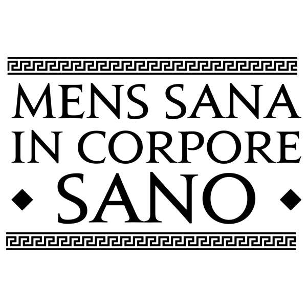 Wandtattoos: Mens Sana In Corpore Sano