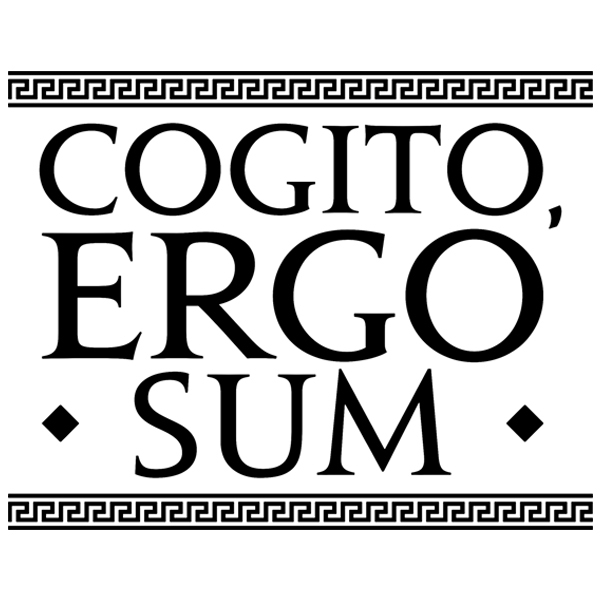 Wandtattoos: Cogito Ergo Sum