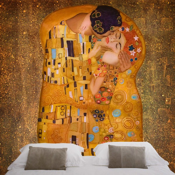 Fototapeten: Der Kuss, von Gustav Klimt