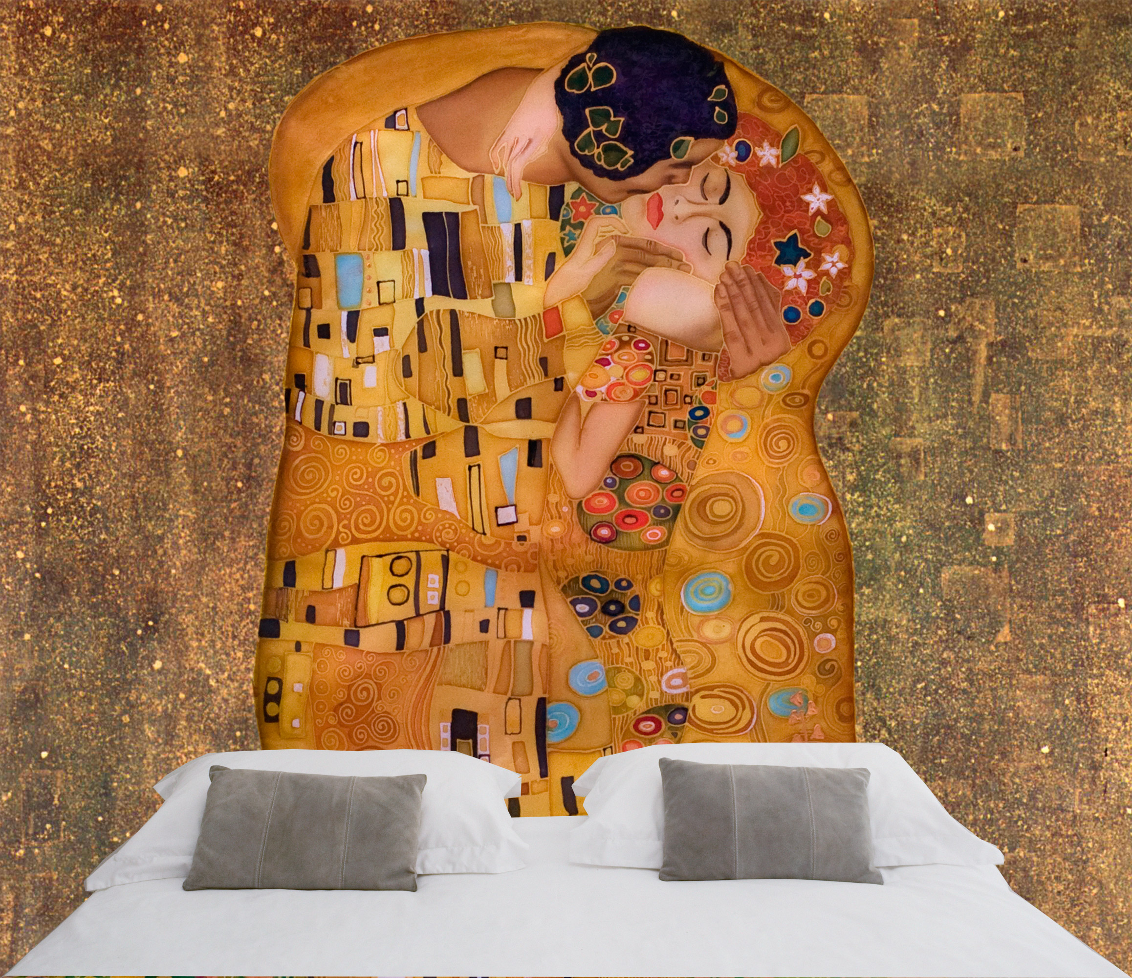 Fototapeten: Der Kuss, von Gustav Klimt