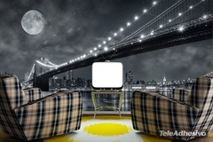 Fototapeten: Nächtliche Brooklyn Bridge 2