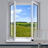 Fototapeten: Fenster zu den Wiesen 5