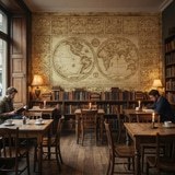 Fototapeten: Weltkarte Orvis Typus Universalis 6