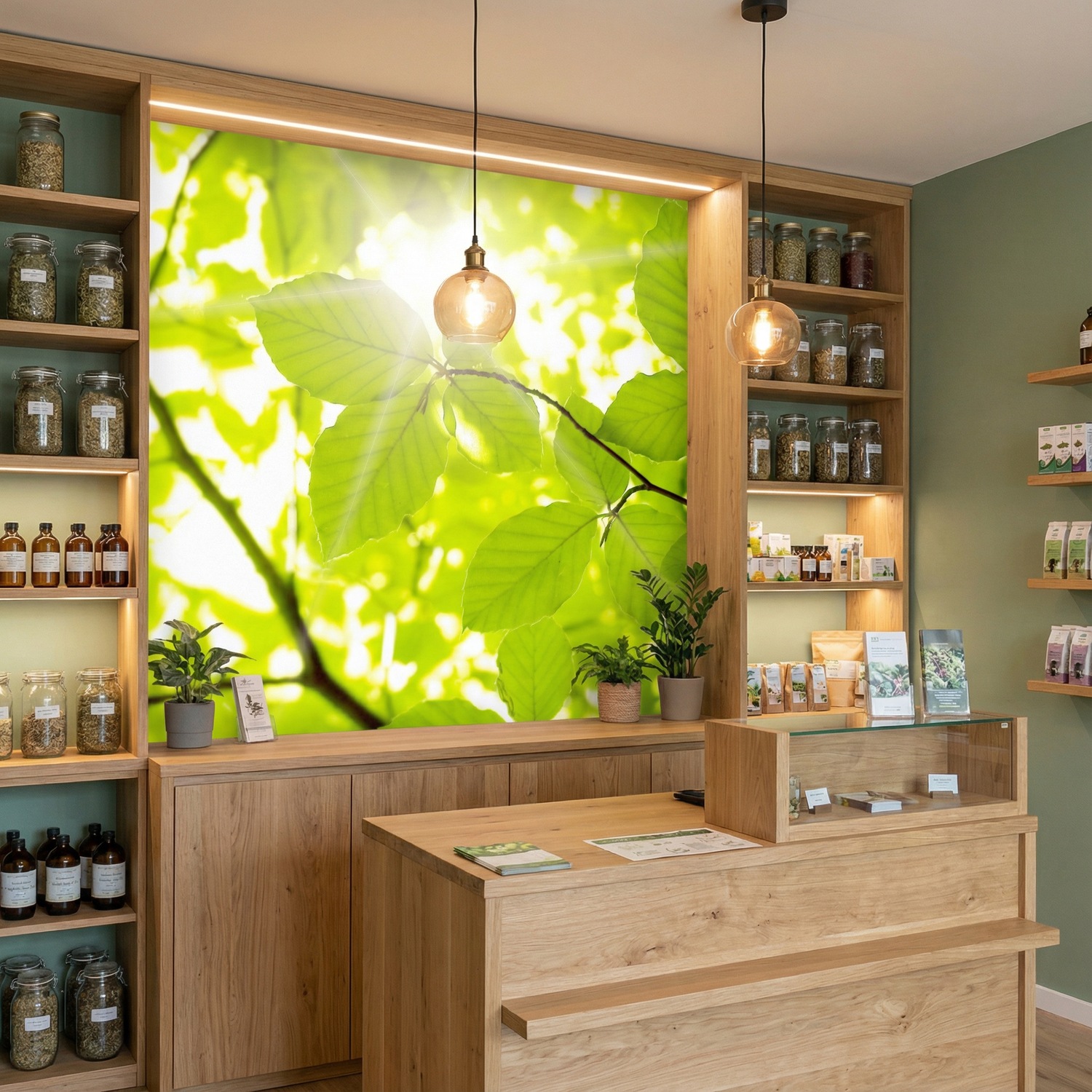 Fototapeten: Bl&auml;tter