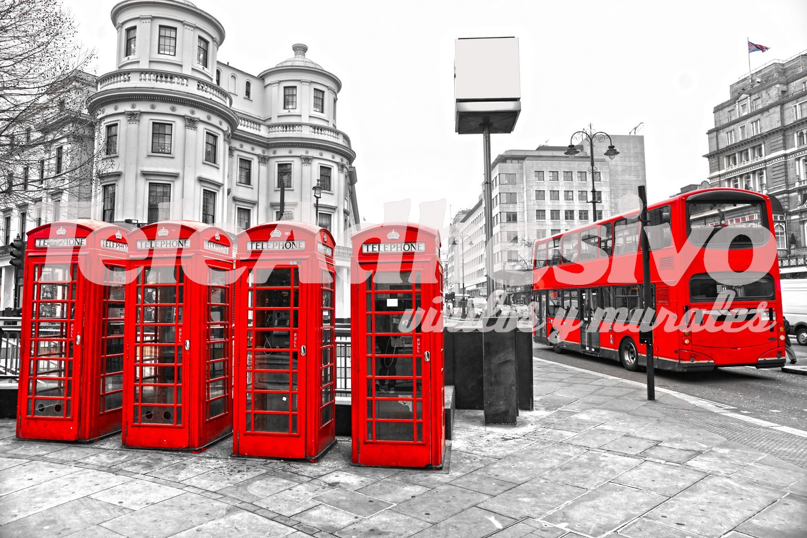 Fototapeten: London in Rot