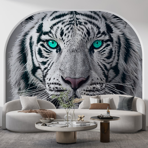 Fototapeten: White Tiger