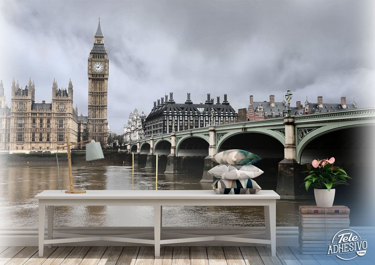 Fototapeten: Westminster-Brücke