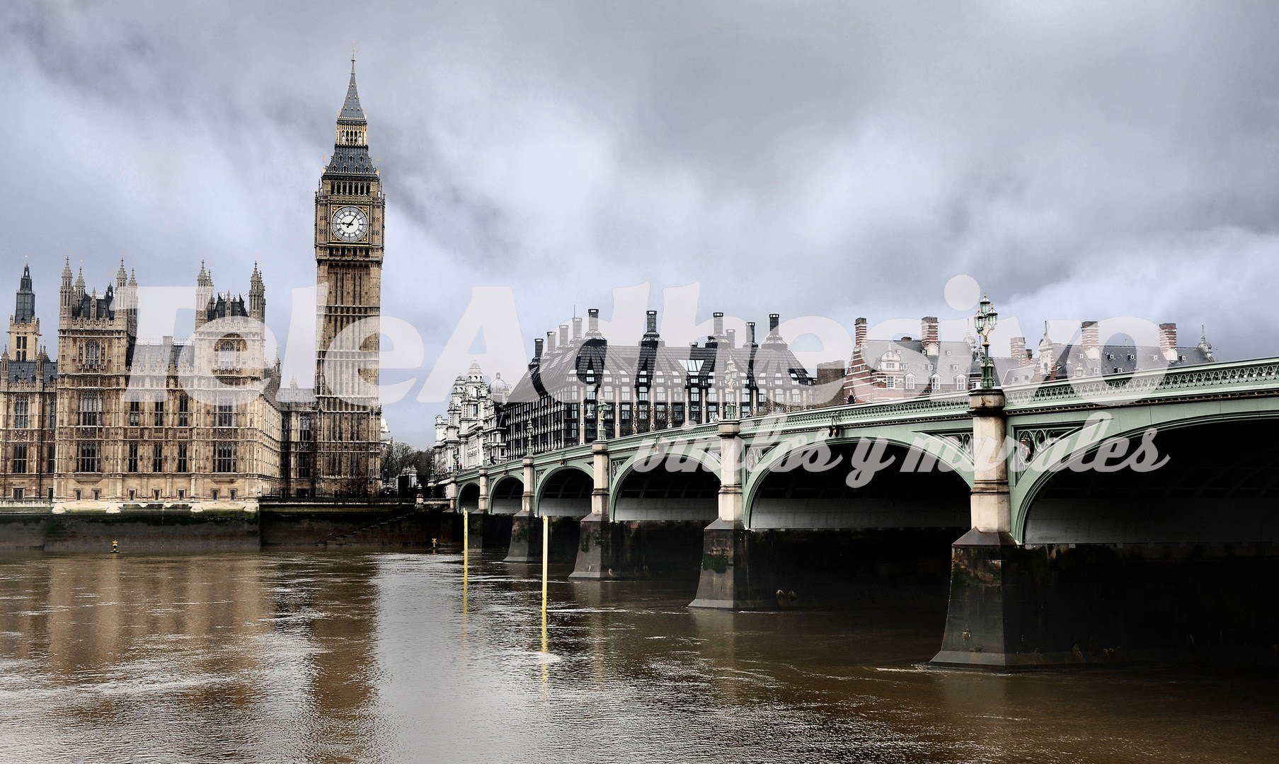 Fototapeten: Westminster-Brücke