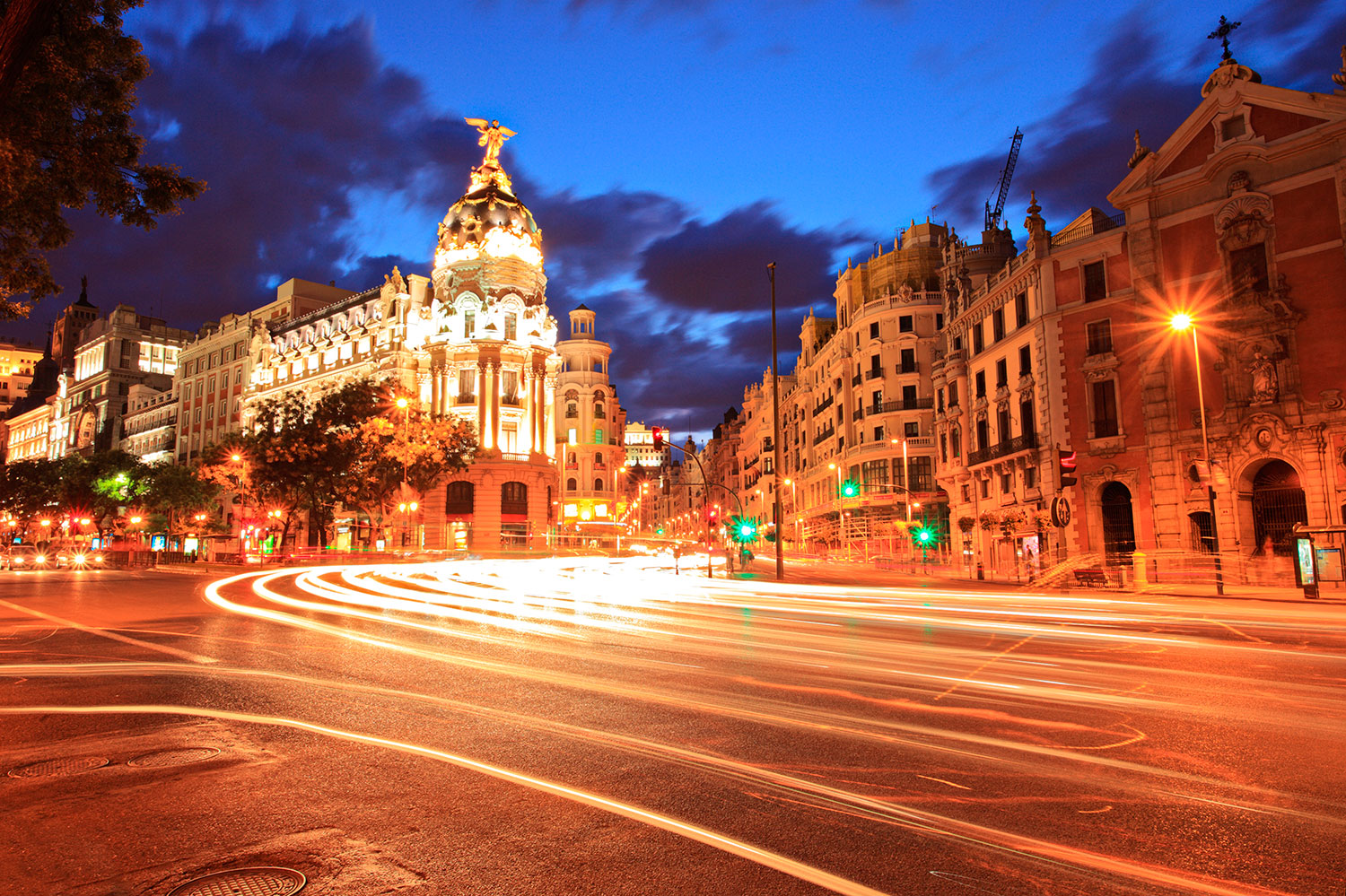Fototapeten: Gran V&iacute;a Madrid