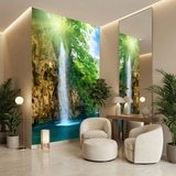 Fototapeten: Wasserfall Landschaft 14