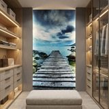 Fototapeten: Fu&szlig;g&auml;ngerbr&uuml;cke zwischen den Felsen 14