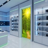 Fototapeten: Sonnenuntergang im Wald 18