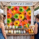 Fototapeten: Pop-Blumen 11