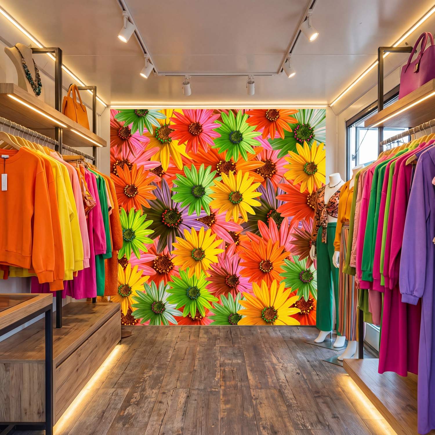 Fototapeten: Pop-Blumen