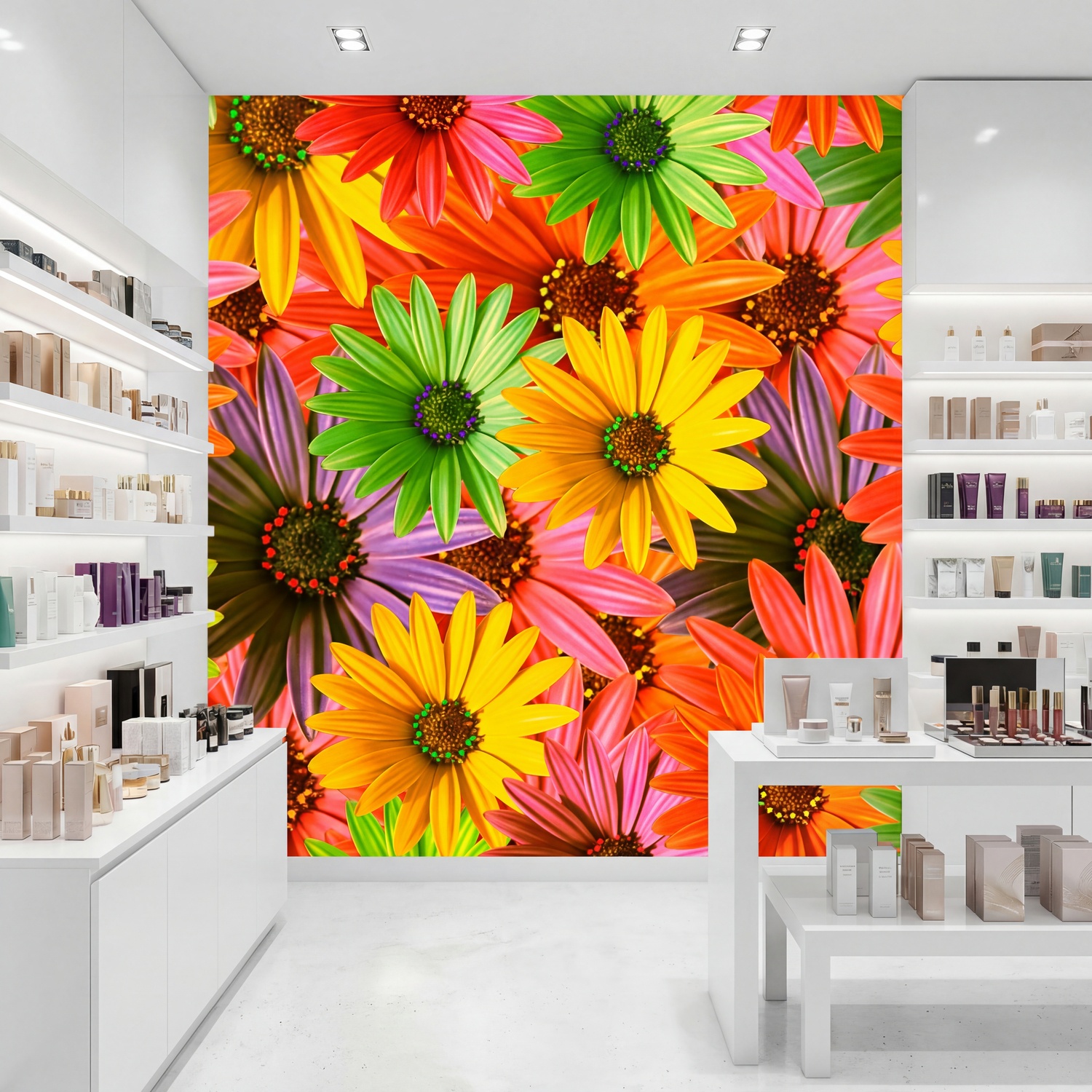 Fototapeten: Pop-Blumen