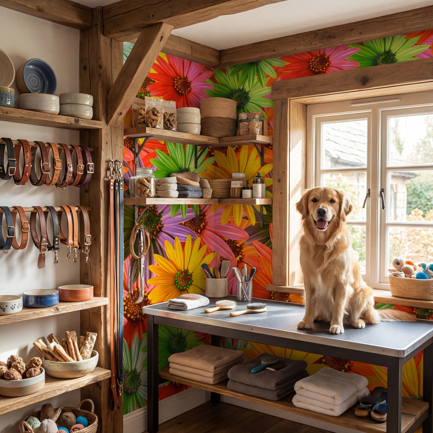 Fototapeten: Pop-Blumen