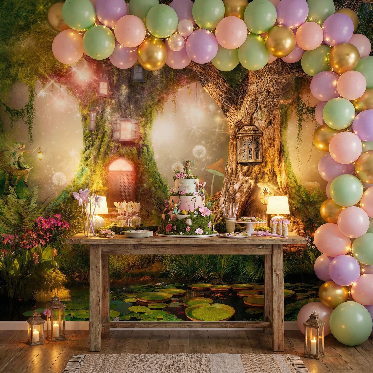 Fototapeten: Baumh&auml;user der Feen