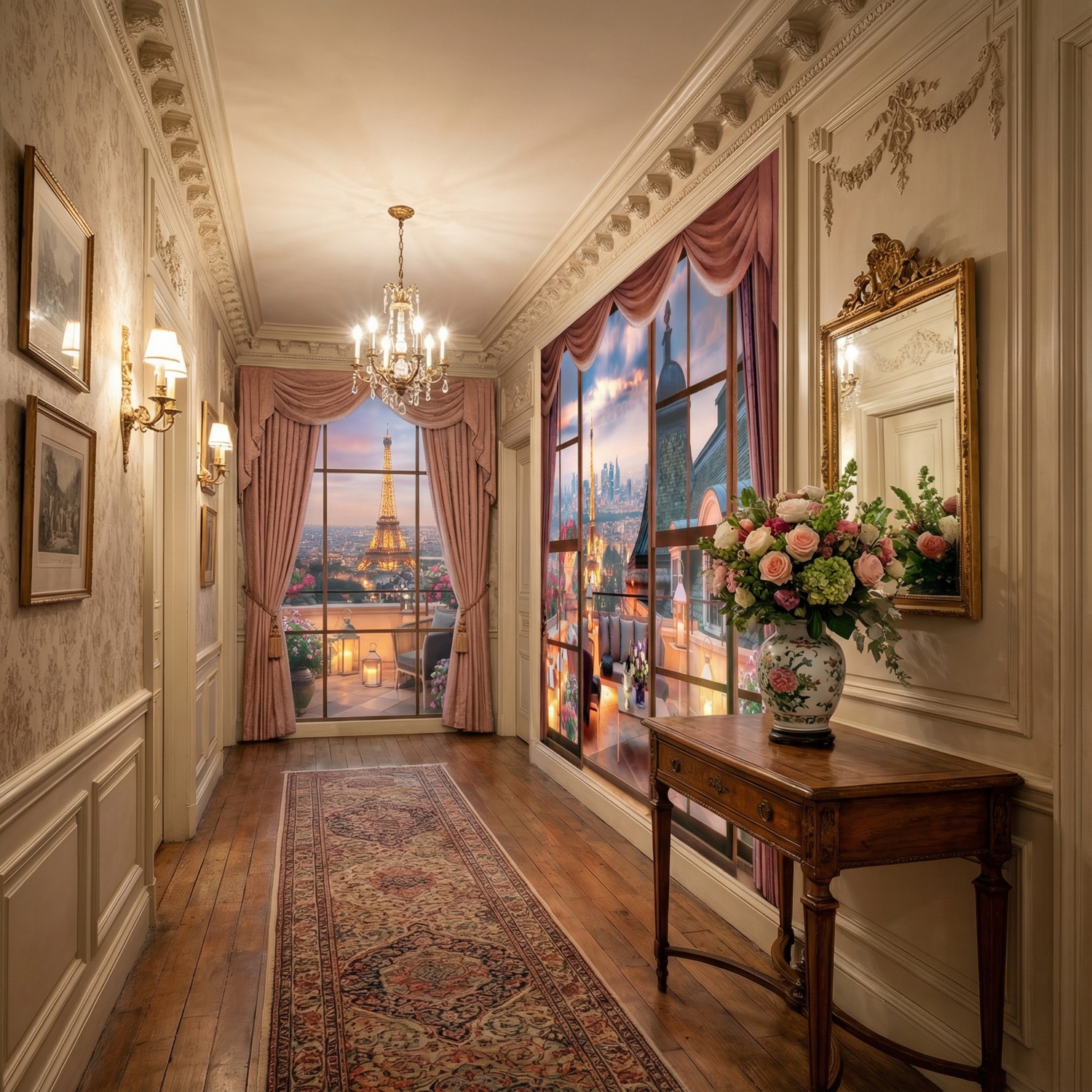 Fototapeten: Blick auf den Eiffelturm