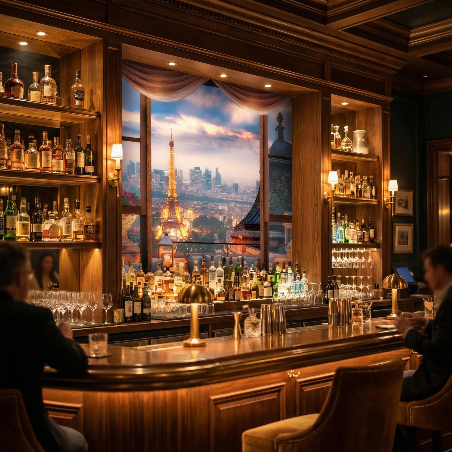 Fototapeten: Blick auf den Eiffelturm