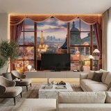 Fototapeten: Blick auf den Eiffelturm 21